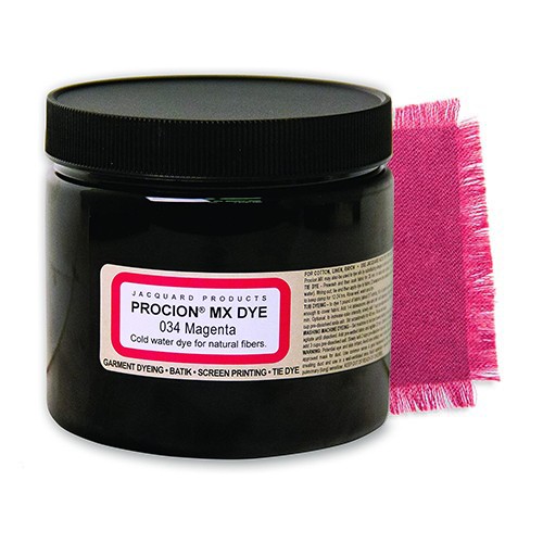 Краситель порошковый Jacquard "Procion MX Dye" 034 Magenta (маджента), 230г