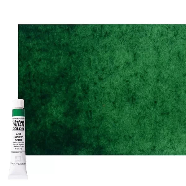 Акварельная краска ShinHan "Water Color Pro" №438 Зеленый Хукера /7,5мл