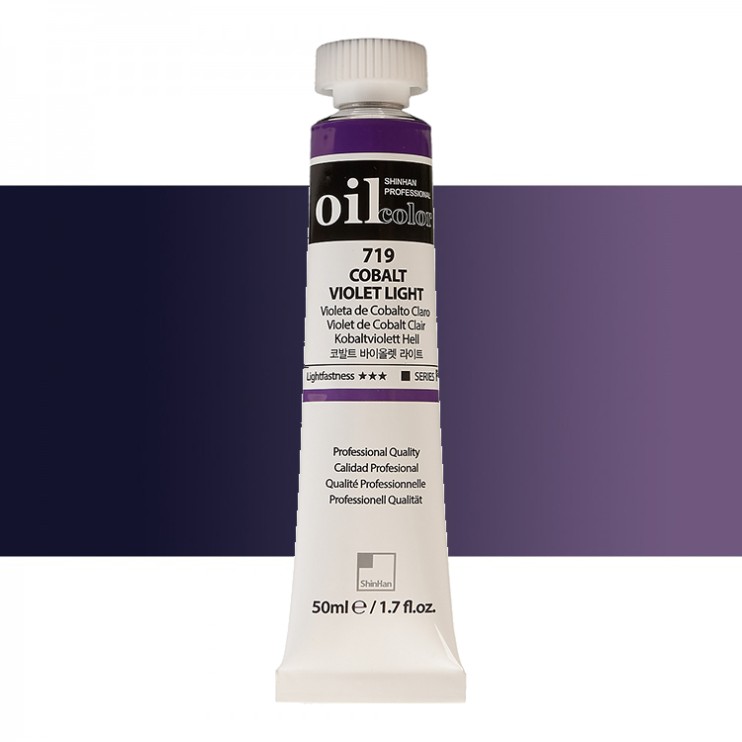 Краска масляная ShinHan "Professional" №719 Фиолетовый кобальт светлый, туба 50мл