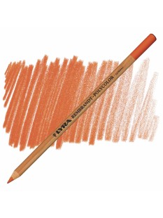 Карандаш цветной Lyra "REMBRANDT POLYCOLOR" 015 Dark Orange/ Темно-оранжевый