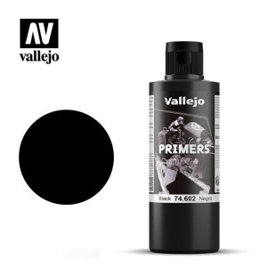Акрилово-полиуретановый грунт Vallejo "Primers" 74.602 Black, 200 мл
