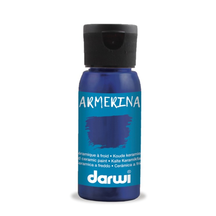 Краска по керамике Darwi "Armerina" 50 мл, 236 dark blue (Синий глубокий) (0380050236)