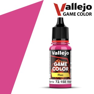 Краска акриловая для моделизма Vallejo "Game Color" 72.158 (Fluorescent Magenta), 18мл
