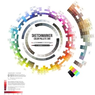 Маркер двусторонний Sketchmarker "Classic" BL Блендер (бесцветный)