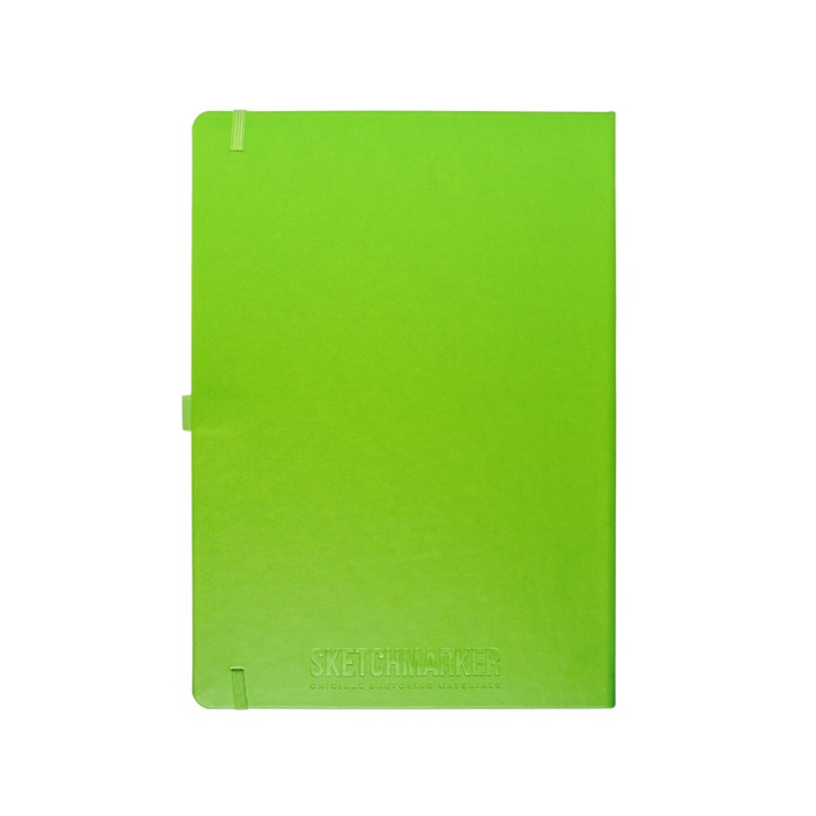 Блокнот для зарисовок Sketchmarker А4, 140г/м2, 80л, твердая обложка Зеленый луг