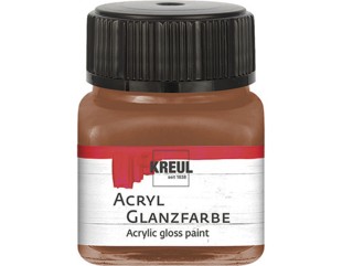 Акрил глянцевый Kreul "Acryl Glanzfarbe" 79210 Light Brown (шоколадный), 20 мл