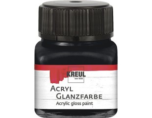 Акрил глянцевый Kreul "Acryl Glanzfarbe" 79212 Black (черная), 20 мл