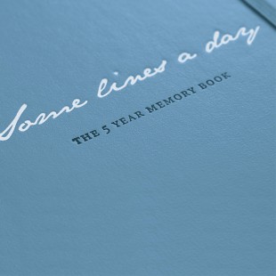 Блокнот на 5 лет Leuchtturm1917 "Some Lines A Day" A5, 91л,  80гр/м², твердая обложка,Синий Нордический (355276)