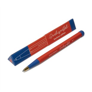 Ручка шариковая Leuchtturm "Drehgriffel Nr.1" Bauhaus Edition корпус красный/синий