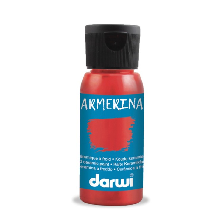 Краска по керамике Darwi "Armerina" 50 мл, 490 vermilion (Киноварь) (0380050490)