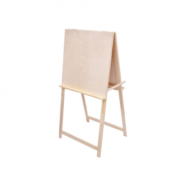 Мольберт напольный "Хлопушка" двухсторонний (60*60), 120см.