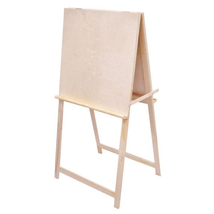 Мольберт напольный "Хлопушка" двухсторонний (60*60), 120см.