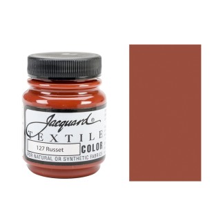 Краска по светлым тканям Jaсquard "Textile Colors" #127 красно-коричневая (нерастикающаяся)