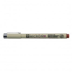 Ручка капиллярная Sakura "Pigma Micron" 01 Коричневый