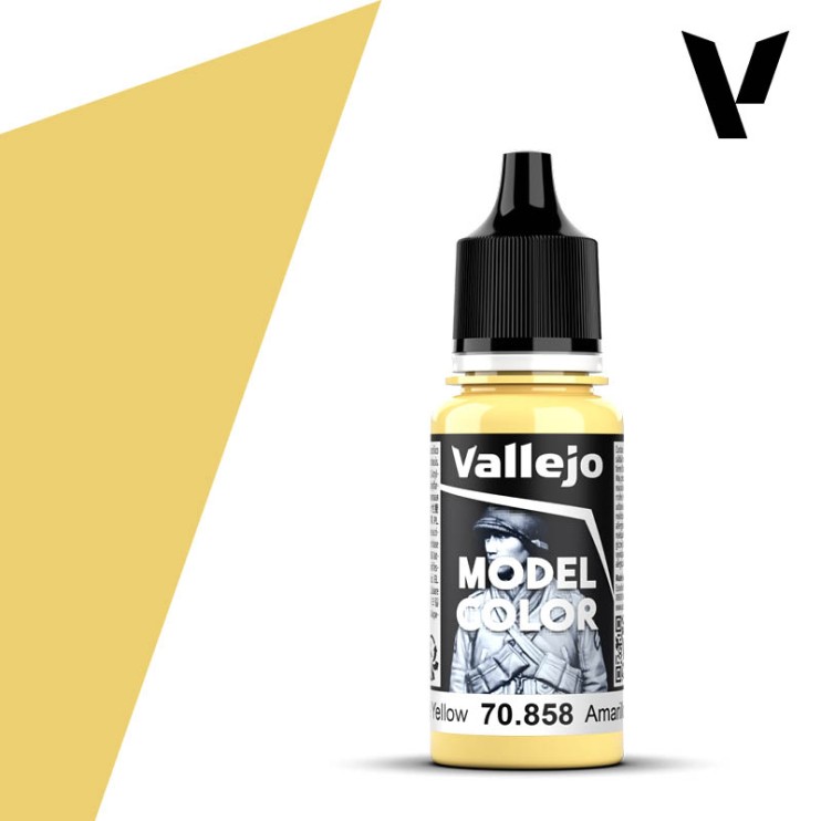 Краска акрил Vallejo "Model Color" 70.858 Ice Yellow