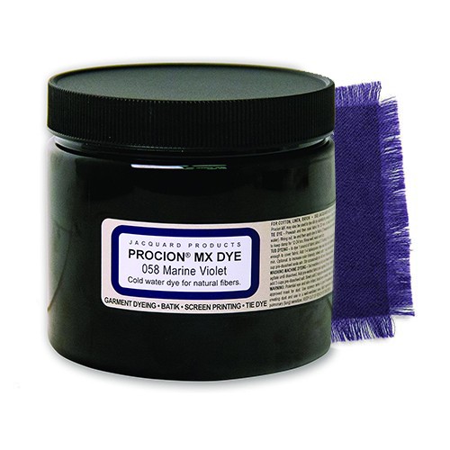 Краситель порошковый Jacquard "Procion MX Dye" 058 Marine Violet (фиолетовый морской), 230г