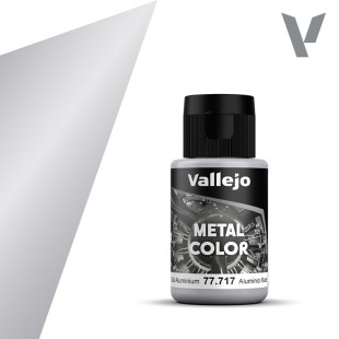 Краска металлик Vallejo "Metal Color" 77.717 Dull Aluminium, 32мл