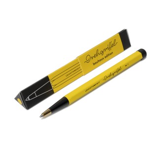 Ручка шариковая Leuchtturm "Drehgriffel Nr.1" Bauhaus Edition корпус лимонный/черный