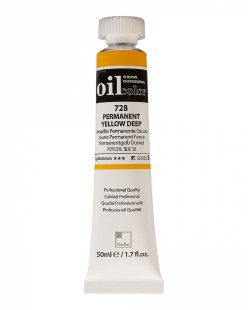 Краска масляная ShinHan "Professional" №728 Желтый насыщенный устойчивый, туба 50мл