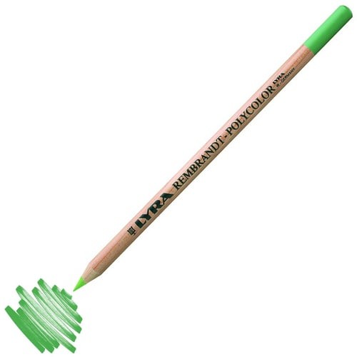Карандаш цветной Lyra "REMBRANDT POLYCOLOR" 063 Emerald Green/ Изумрудно-зеленый