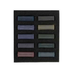 Набор сухой пастели Rembrandt "Dark Shades" темные цвета / 10 мелков