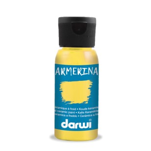 Краска по керамике и стеклу Darwi "Armerina" 50мл, #720 желтый темный