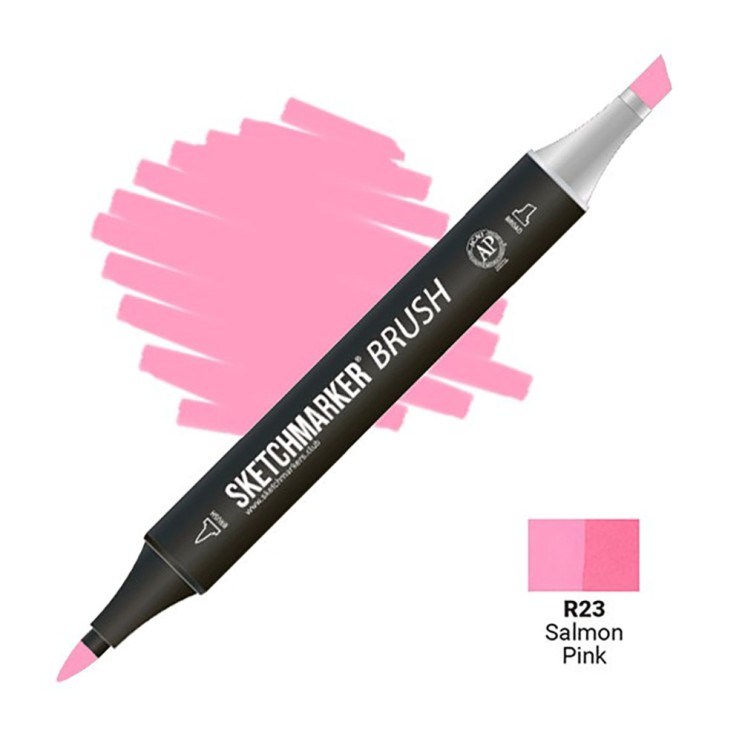 Маркер SketchMarker "Brush" R23 Розовый лососевый