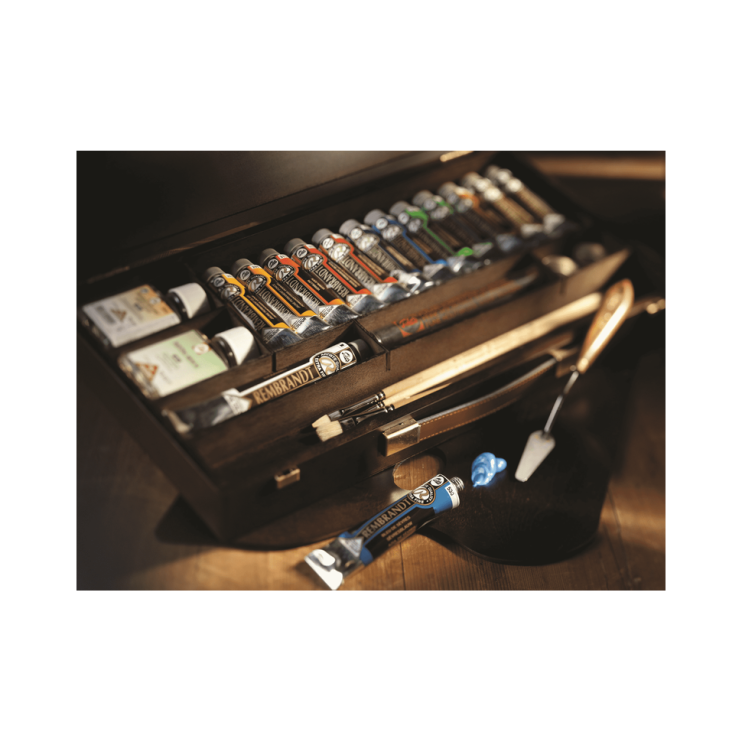 Набор масляных красок Rembrandt "Professional" 13 туб + аксессуары