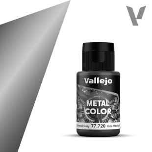 Краска металлик Vallejo "Metal Color" 77.720 Gunmetal Grey, 32мл
