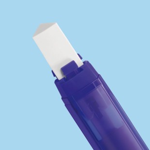 Ластик каучуковый Milan "TRIJET" и 2 сменных ластика в блистере