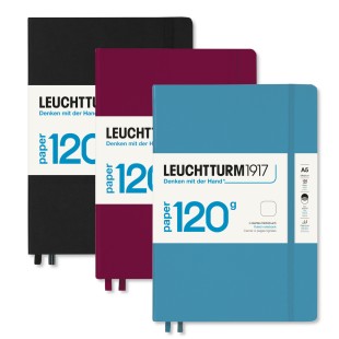 Блокнот без линовки Leuchtturm1917 "120g Edition" А5, 101л, 120гр/м², твердая обложка, Зеленый Шалфей