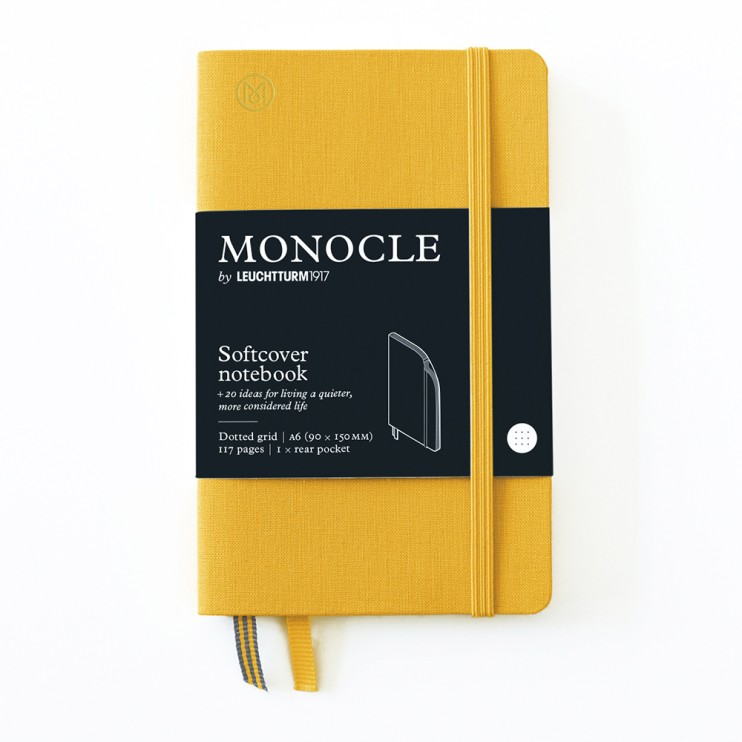 Блокнот в точку Leuchtturm1917 "Monocle" A6, 64л, 80гр/м², мягкая обложка, Желтый