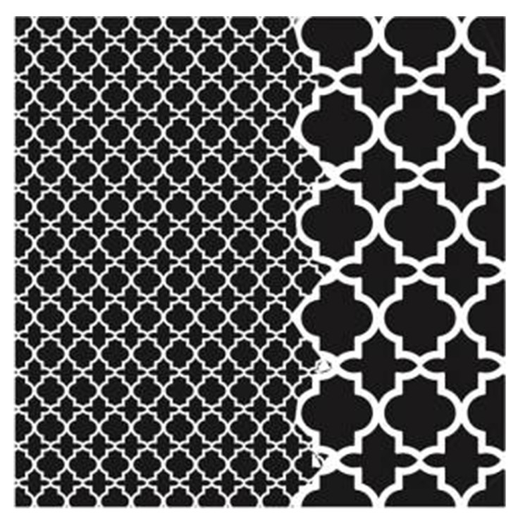 Трафарет 25х25см, HDM097 узор фон