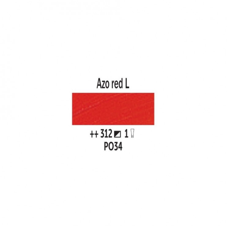 Краска масляная "Van Gogh" №312 Красный светлый АЗО / 40мл