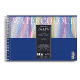 Альбом для акварели Fabriano "Watercolour" 13,5x21см, 12л, 300гр/м² (сold pressed)