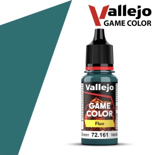 Краска акриловая для моделизма Vallejo "Game Color" 72.161 (Fluorescent Cold Green), 18мл