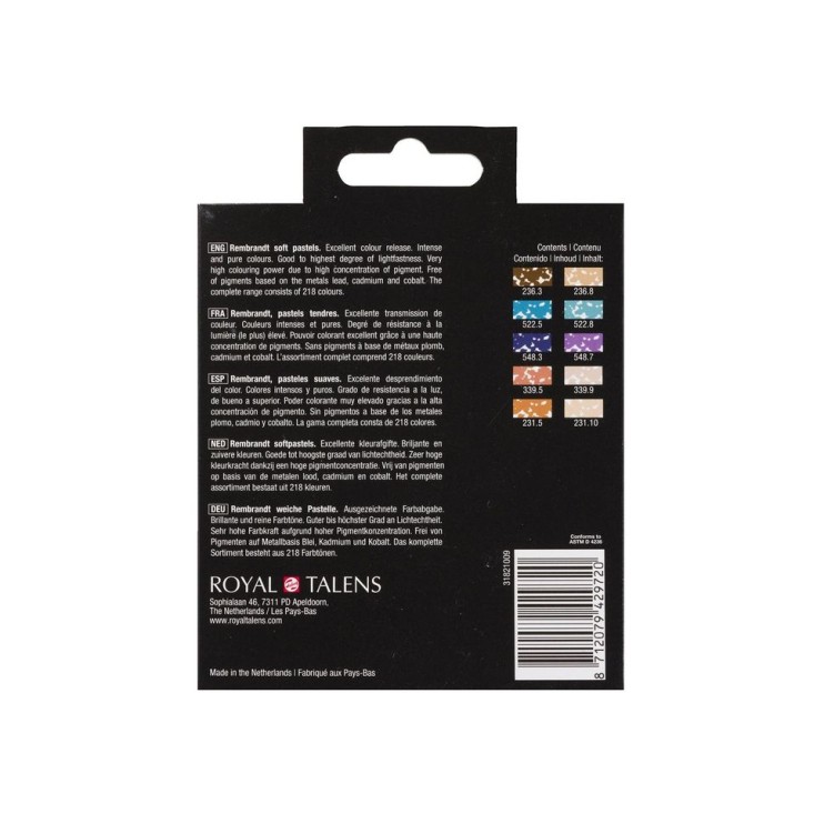 Набор сухой пастели Rembrandt "Desert Palette" цвета пустыни / 10 мелков