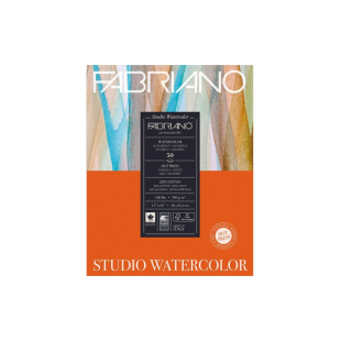 Блок для акварели Fabriano "Watercolour" 28x35,6см, 50л, 300гр/м² (Hot pressed)