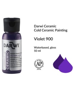 Краска для керамики Darwi "Ceramic" 900 Violet, 50мл