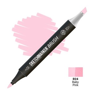 Маркер SketchMarker "Brush" R24 Детский розовый