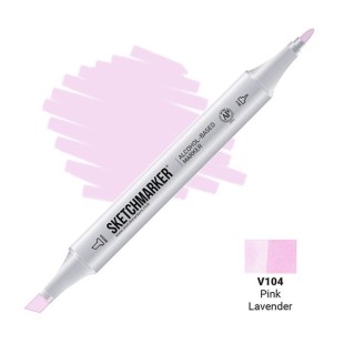 Маркер двусторонний Sketchmarker "Classic" V104 Розовая лаванда