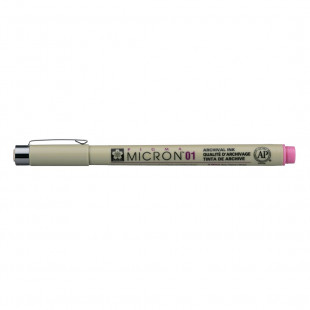 Ручка капиллярная Sakura "Pigma Micron" 01 Розовый