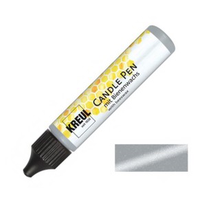 Краска для свечей Kreul "Candle Pen" 29мл, серебро
