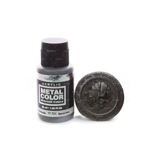 Краска металлик Vallejo "Metal Color" 77.721 Burnt Iron, 32мл