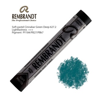 Пастель сухая Rembrandt №627.2 Киноварь зеленая насыщенная