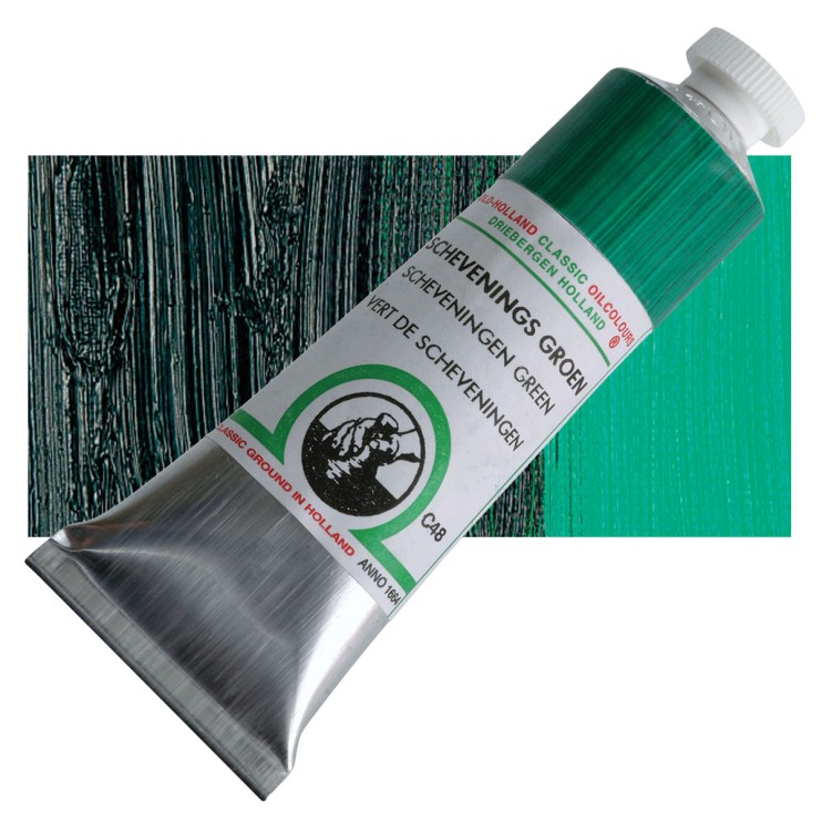 Масло Old Holland C48 Шевенинген зелёный/ 40мл.