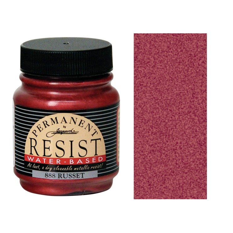 Резерв для красок по ткани Jacquard "Permanent Resist " 888 Russet (красновато-коричневая), 66мл