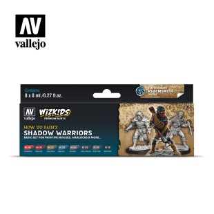 Набор Vallejo Wizkids "Shadow Warriors" 80.253, 8 красок по 8 мл