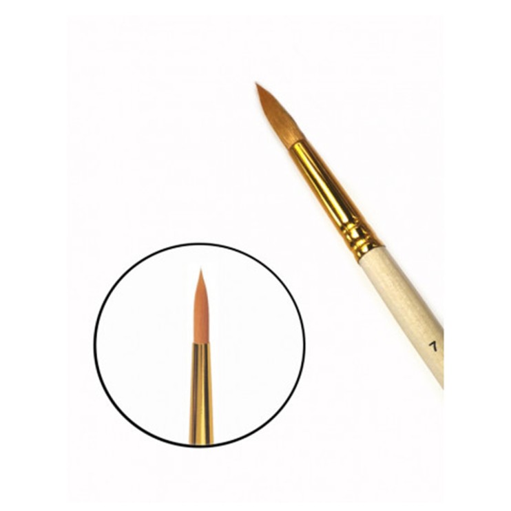 Синтетика жесткая круглая Chernaya Rechka "1312" №7 длинная ручка