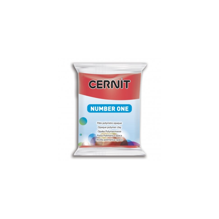 Полимерный моделин Cernit "Number One" #400 красный, 56гр.